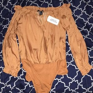 Off the shoulder bodysuit